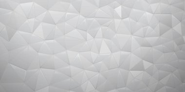 Abstract mosaic background of triangle plates in gray colors
