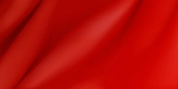 Pozadí Červené Tkaniny Několika Záhyby — Stockový vektor
