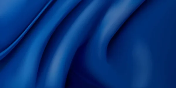 Hintergrund Aus Blauem Stoff Mit Mehreren Falten — Stockvektor