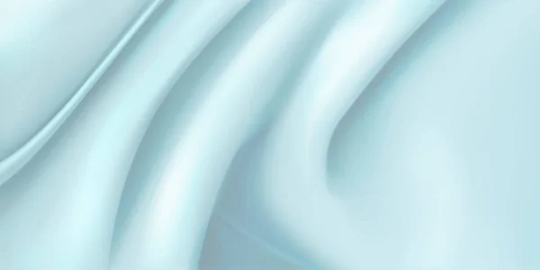 Фон Светло Голубой Ткани Несколькими Складками — стоковый вектор