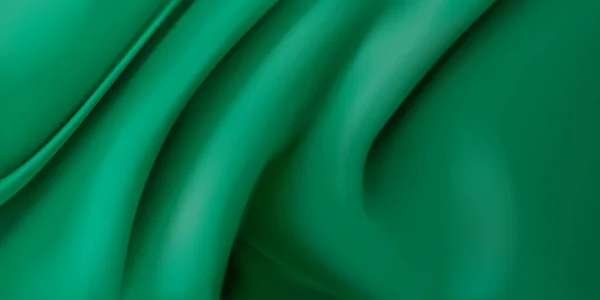 Fond Tissu Vert Avec Plusieurs Plis — Image vectorielle