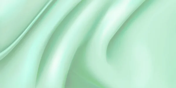 Hintergrund Aus Hellgrünem Stoff Mit Mehreren Falten — Stockvektor