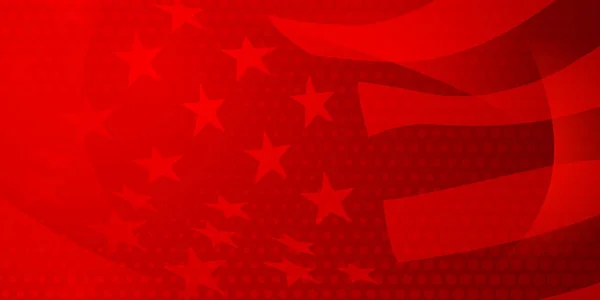 Usa Självständighetsdagen Abstrakt Bakgrund Med Inslag Den Amerikanska Flaggan Röda — Stock vektor