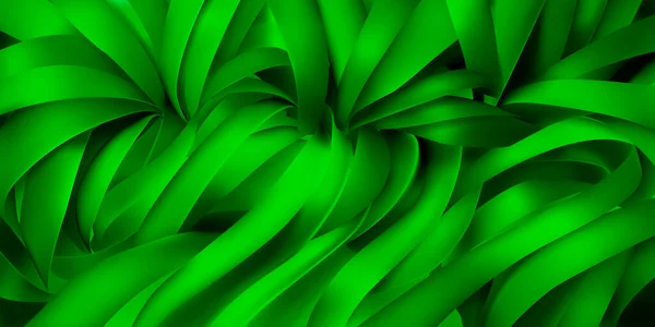 Fond Rubans Soie Papier Vert — Image vectorielle
