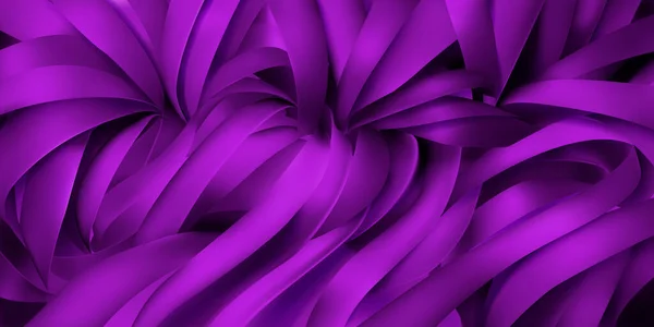 Фон Фиолетовых Шелковых Бумажных Лент — стоковый вектор