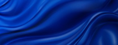 Dalgalı yüzeyi koyu mavi renklerde soyut arkaplan