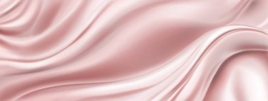 Abstract background with wavy surface in pink colors.