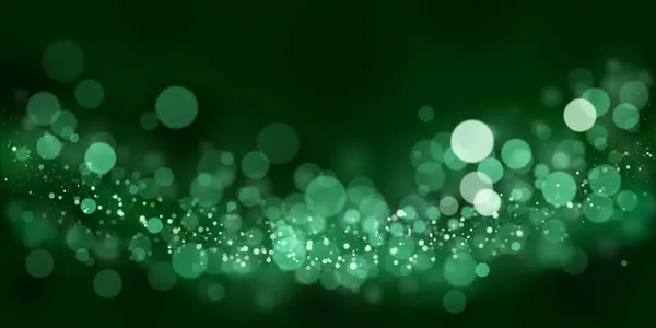 Abstract Background Green Tones Many Shiny Sparkles Some Which Focus Royalty Free Stock Vectors