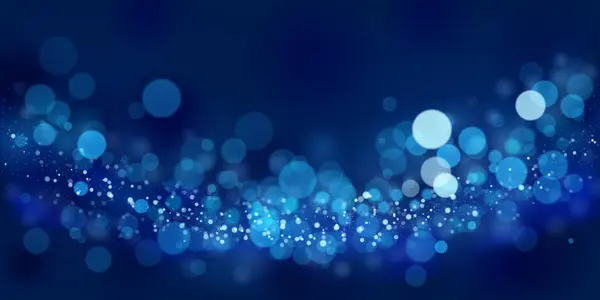 Abstract Background Blue Tones Many Shiny Sparkles Some Which Focus Vector Graphics