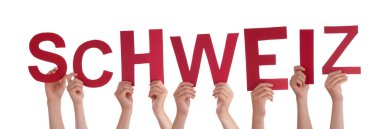 People or Persons Building English Word Welcome. İzole Beyaz Arkaplan.