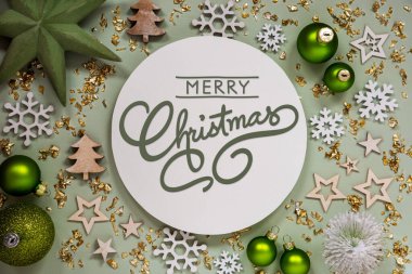 Mutlu Noeller, Yeşil Noel Dekorasyonu, Kış Dekorasyonu, Flatlay Festivali