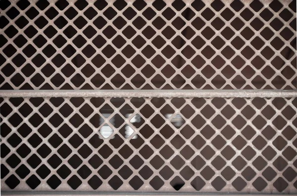 Intérieur Prison Fenêtre Une Cellule Prison Fond Sombre — Photo