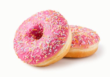 Two donut with white background