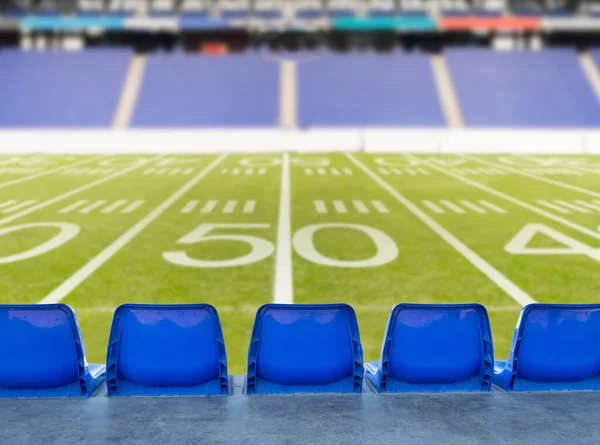 Empty American Football Stadium Sporting Events People Closed — Stock Fotó