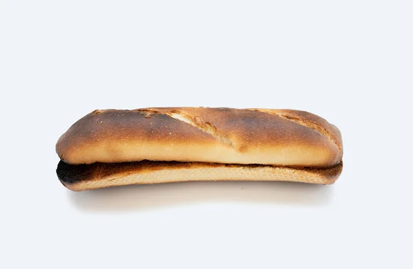 Rostat Bröd Var Bränt Bränt Rostat Bröd Till Frukost — Stockfoto