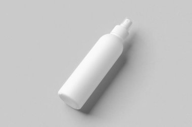 Beyaz kozmetik sprey sprey şişesi..