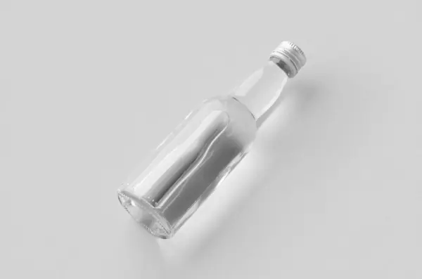 Stock image Miniature spirits, liquor bottle mockup.