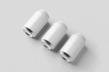 Beyaz küçük bira veya alüminyum kutu..