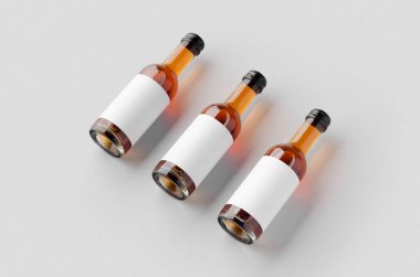 Küçük bir gül şarabı modeli. Bordeaux şekli.