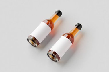 Küçük bir gül şarabı modeli. Bordeaux şekli.