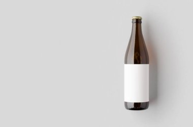 Boş kopyalanmış bira şişesi maketi. NRW, Vichy tipi.