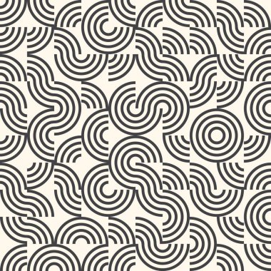 Soyut geometrik arkaplan, tek renkli jeo desen, kusursuz vektör deseni, basit geometri şekilleri, siyah ve beyaz arkaplan