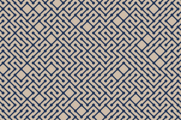Monochrome technology background, neutral earthy colors, abstract geometric bg with random placed design elements, seamless vector pattern intricate chaotic connected shapes grid