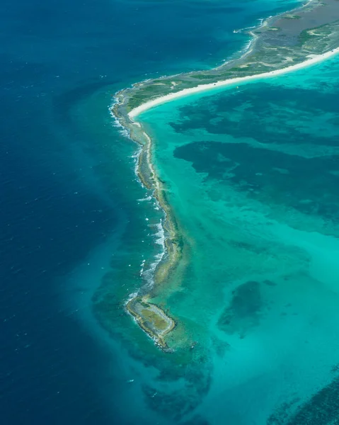 Aerial View Los Roques Venezuela Turquoise Blue Beaches Exotic Beaches —  Fotos de Stock