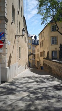 Lüksemburg Şehri, Lüksemburg Avrupa kenti dikey fotoğrafı