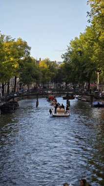 Amsterdam Dikey Şehir Tarihi Kanalları, Köprüler ve Hollanda Mimarisi