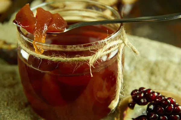Homemade Jam Fresh Berries Fruits — Zdjęcie stockowe