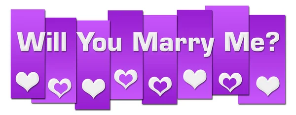 Werden Sie Mich Heiraten Text Über Romantischen Hintergrund Geschrieben — Stockfoto