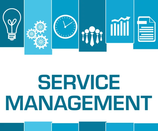 Service Management Concept Image Text Related Symbols — Stock Photo, Image