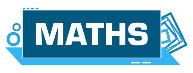 Mavi arkaplan üzerine yazılmış matematik metni.