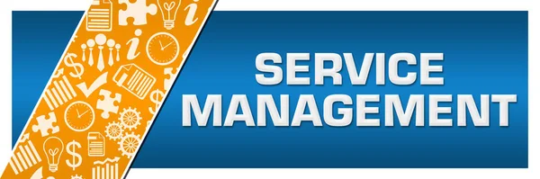 Service Management Concept Image Text Business Symbols — Stock Photo, Image