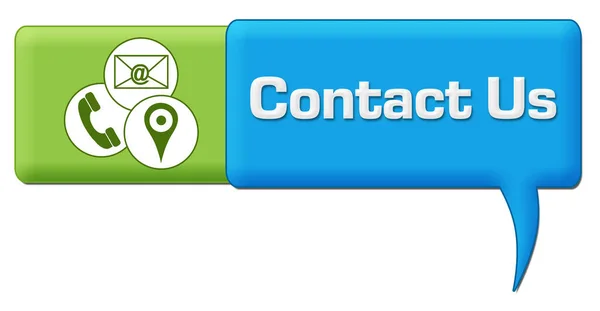 Contact Concept Image Text Related Symbols — Stock Photo, Image