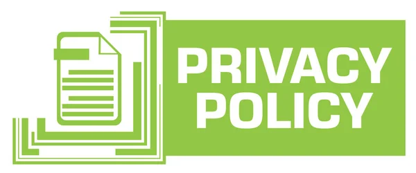 Privacy Policy Concept Beeld Met Tekst Bijbehorende Symbolen — Stockfoto
