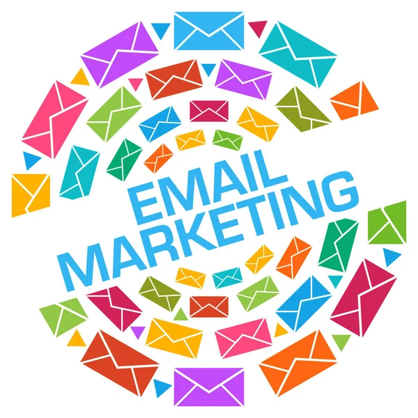 Email Image Concept Marketing Avec Texte Symboles Enveloppe — Photo