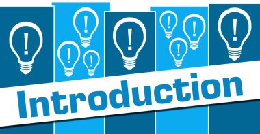 Metin ve ampul sembollü tanıtım konsepti resmi.