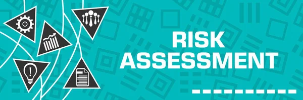 Risk Assessment concept image with text and business symbols.