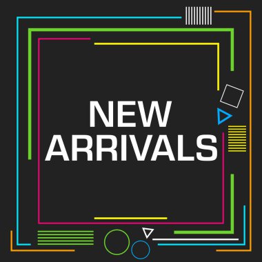 Koyu renkli arkaplan üzerine yazılmış yeni gelenler metni.