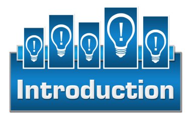 Metin ve ampul sembollü tanıtım konsepti resmi.