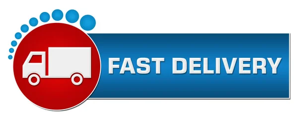 Fast Delivery Concept Image Text Related Symbol — Stock Photo, Image