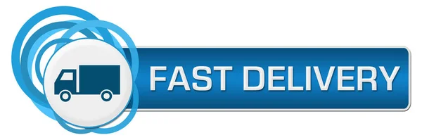 Fast Delivery Concept Image Text Related Symbol — Stock Photo, Image