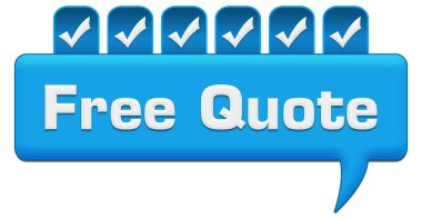 Metin ve işaret sembollü ücretsiz alıntı konsept resmi.