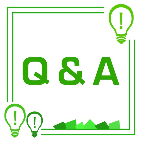Questions Answers Concept Image Text Bulb Symbols — Zdjęcie stockowe