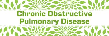 COPD - Kronik Engelleyici Akciğer Hastalığı metni yeşil arkaplan üzerine yazıldı.