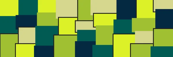 Achtergrond Afbeelding Met Kleurrijke Groene Blauwe Vierkanten — Stockfoto