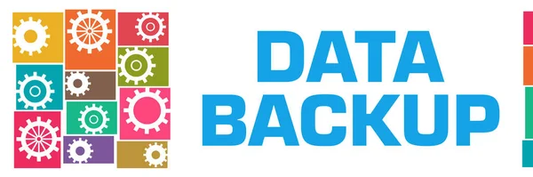Data Backup Concept Image Text Related Symbols — Photo
