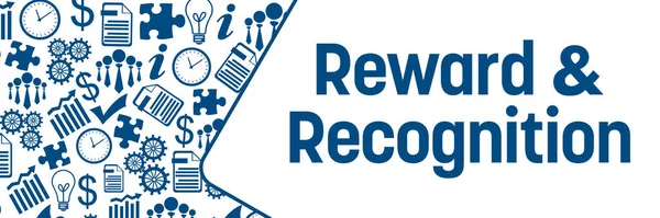 Reward And Recognition concept image with text and business symbols.